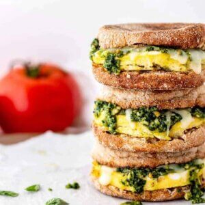 American breakfast sandwich